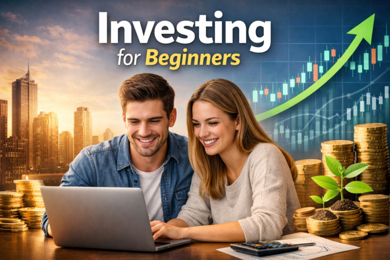 Beginner investing guide with focus on long-term investing