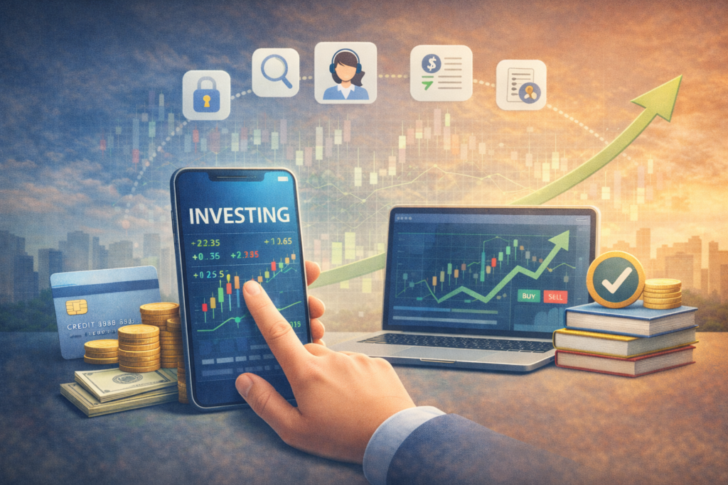 Investment platforms for beginners explained with online investing tools
