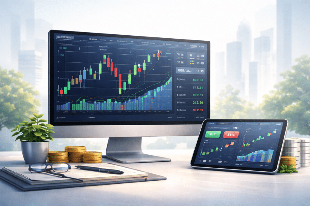 Stock trading platform for long-term investing