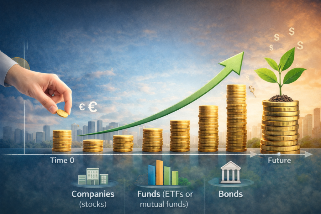What investing means for beginners explained with long-term growth